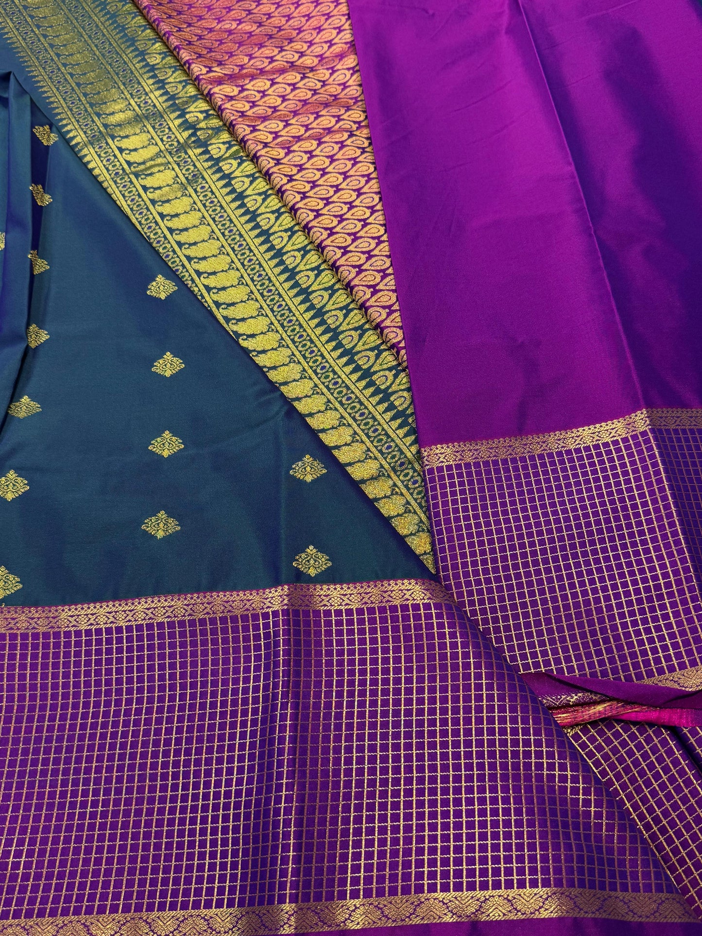Product Image - Designer Semi Kanchi Georgette Saree