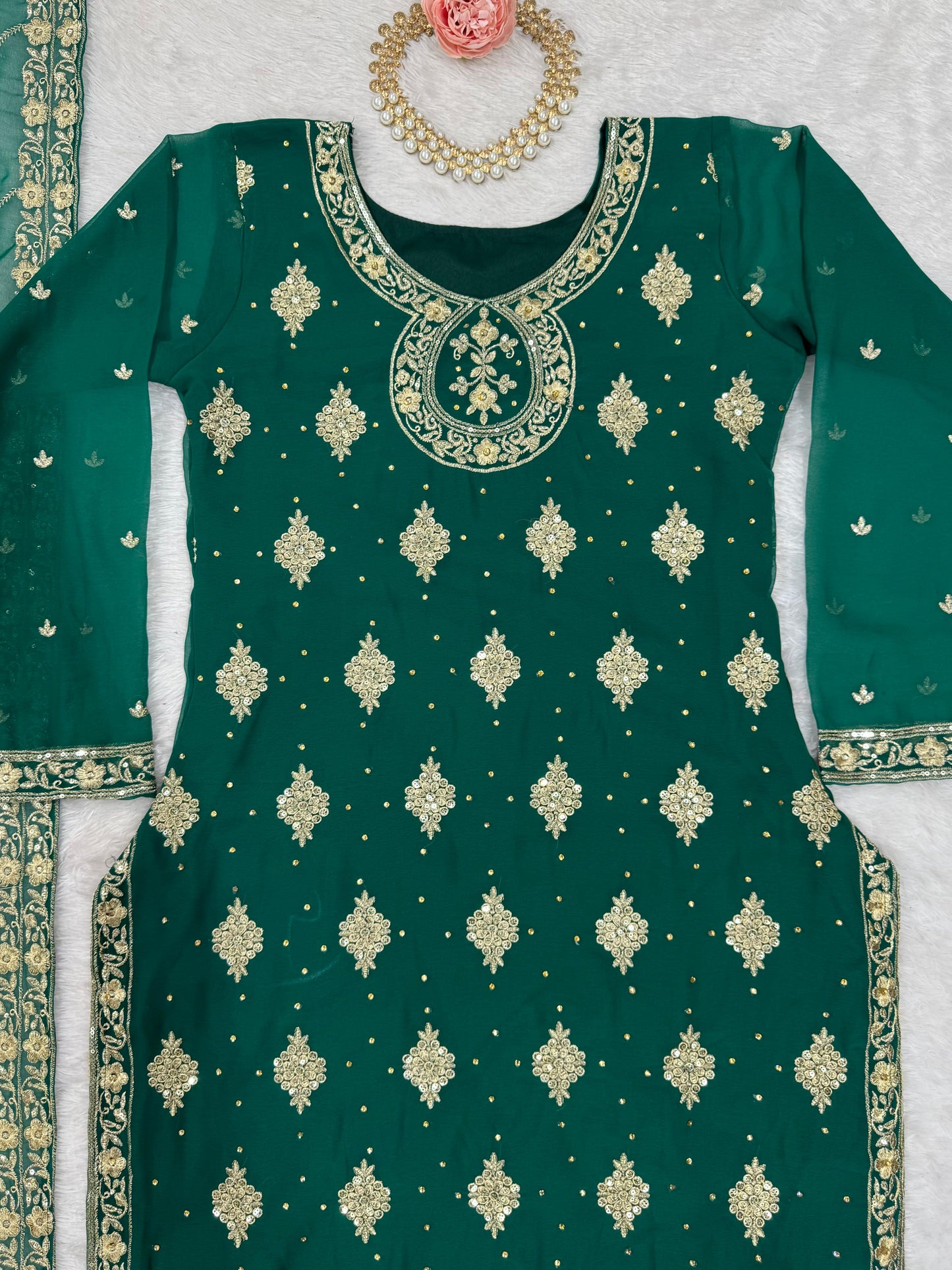 Product Image - Designer Georgette Ethnic Wear | 5813 Series Festive Attire