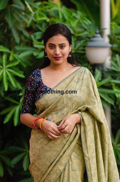 Soft Silk Self Woven Jacquard Saree**