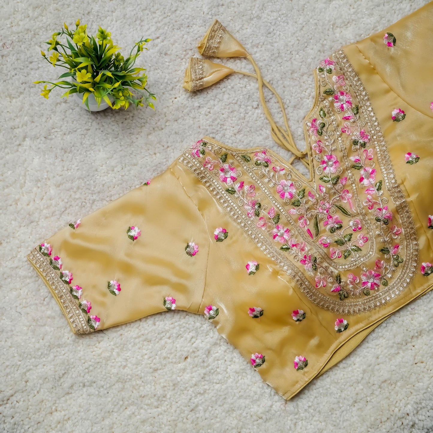 Product Image - Designer Festival Wear Embroidered Blouse