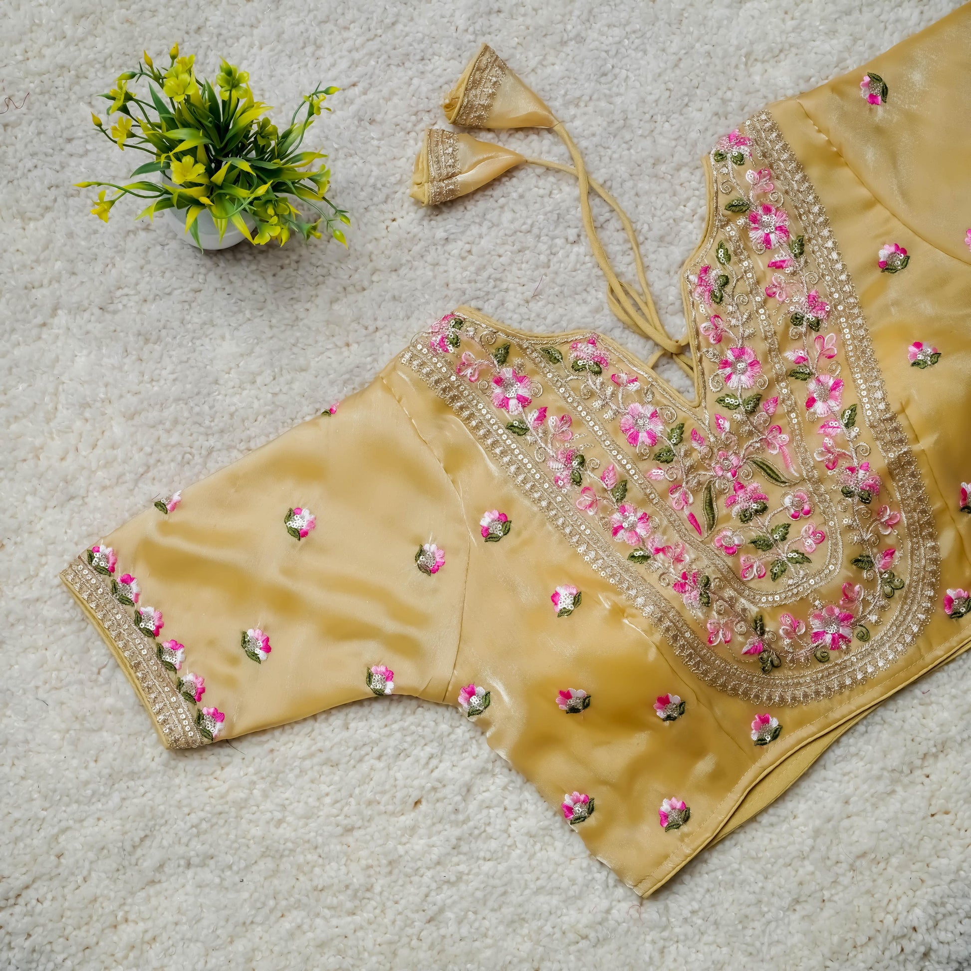 Product Image - Designer Festival Wear Embroidered Blouse