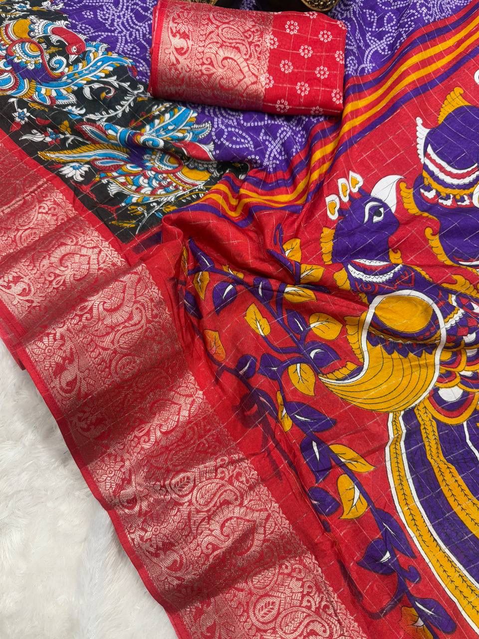 Product Image - Designer Mangalagiri Dola Sarees