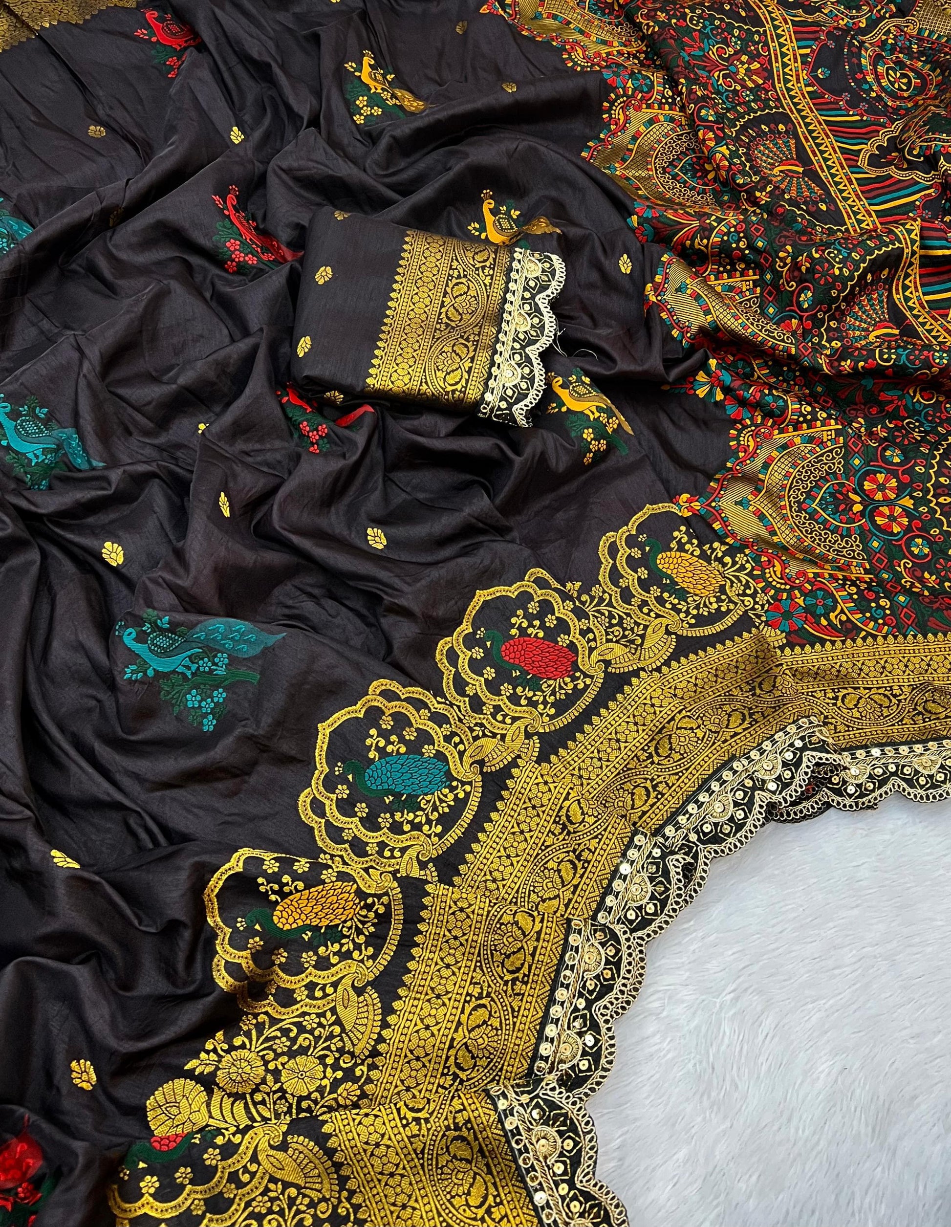Product Image - Elegant Bridal Designer Saree