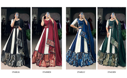 Product Image - Elegant Pure Rayon Lehenga Choli Ensemble