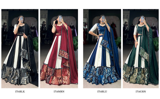 Product Image - Elegant Pure Rayon Lehenga Choli Ensemble
