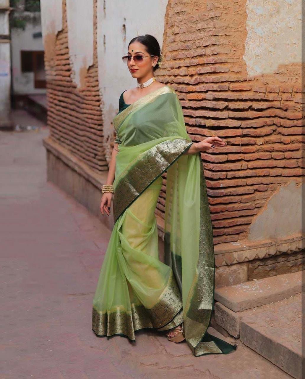 Elegant Organza Sarees – Light, Sheer & Perfect for Festive Glam DesiColorClothing