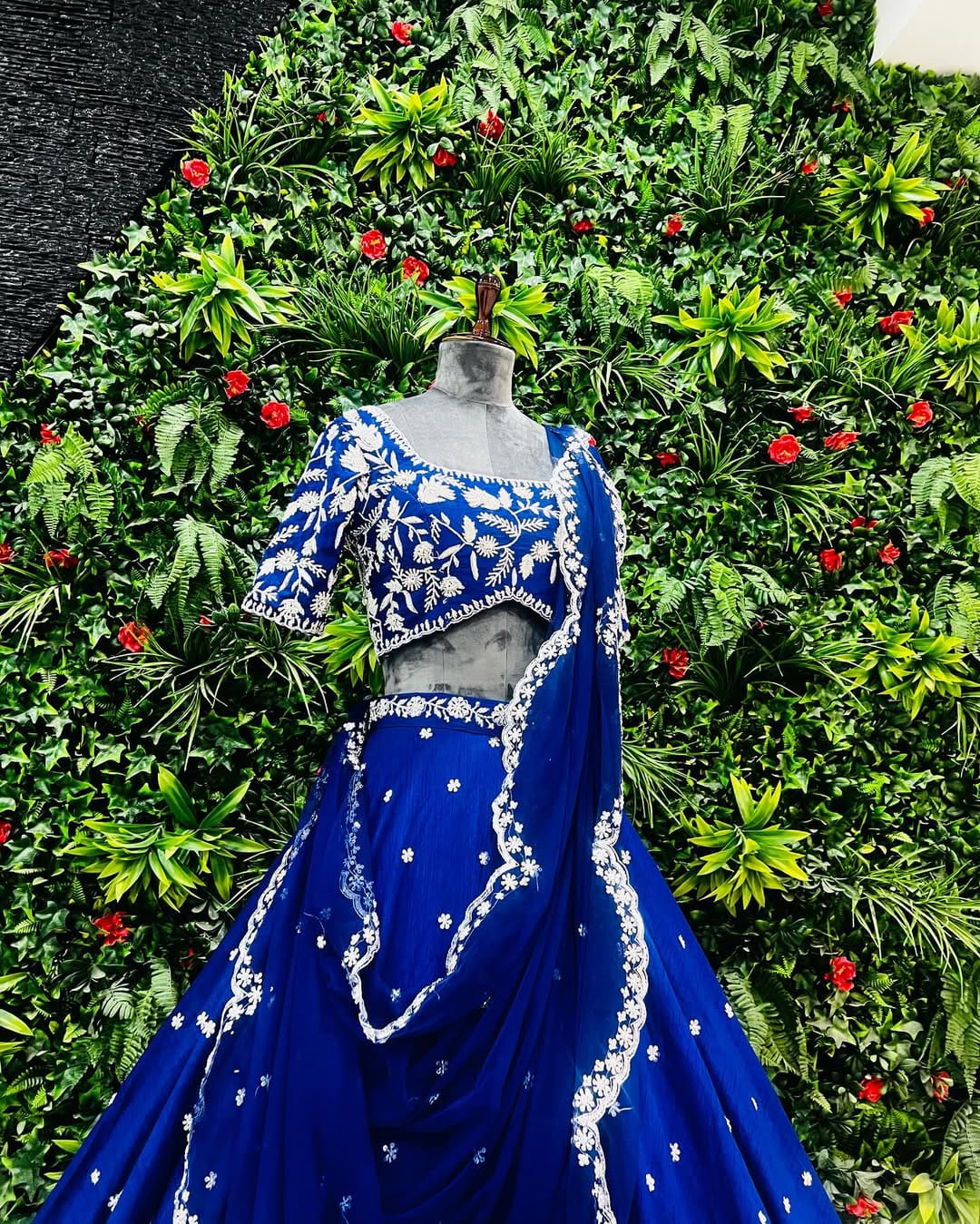 Product Image - Elegant Elephant Lehenga for Kids - Premium Chinnon Silk with Zari Embroidery