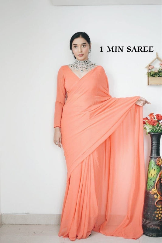 Product Image - Elegant Georgette Sarees for Effortless Style - 1