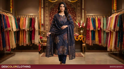 Product Image - Floral Soft Daily Wear Suit - 1