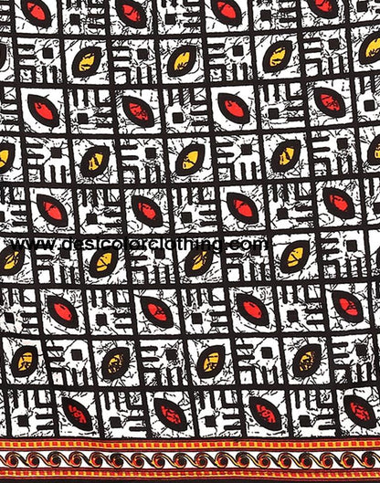 Black Printed Cotton Unstitched Salwar Suit Material