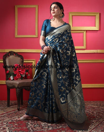 Rama Silk Plain Saree