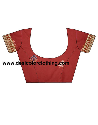 Red Georgette Saree