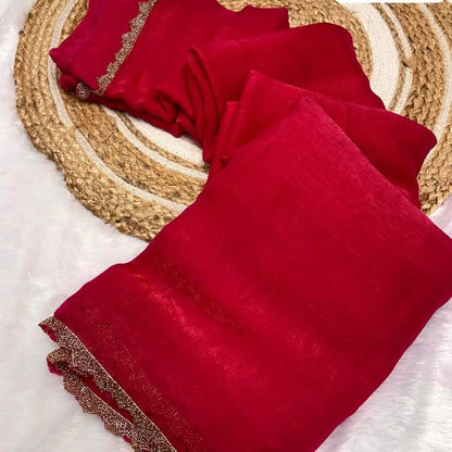 Product Image - Shop designer Space Silk sarees for weddings, parties, receptions - 2