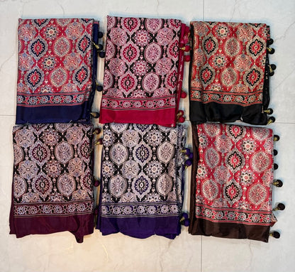 Product Image - Elegant Ajark Sarees for Every Occasion - 1