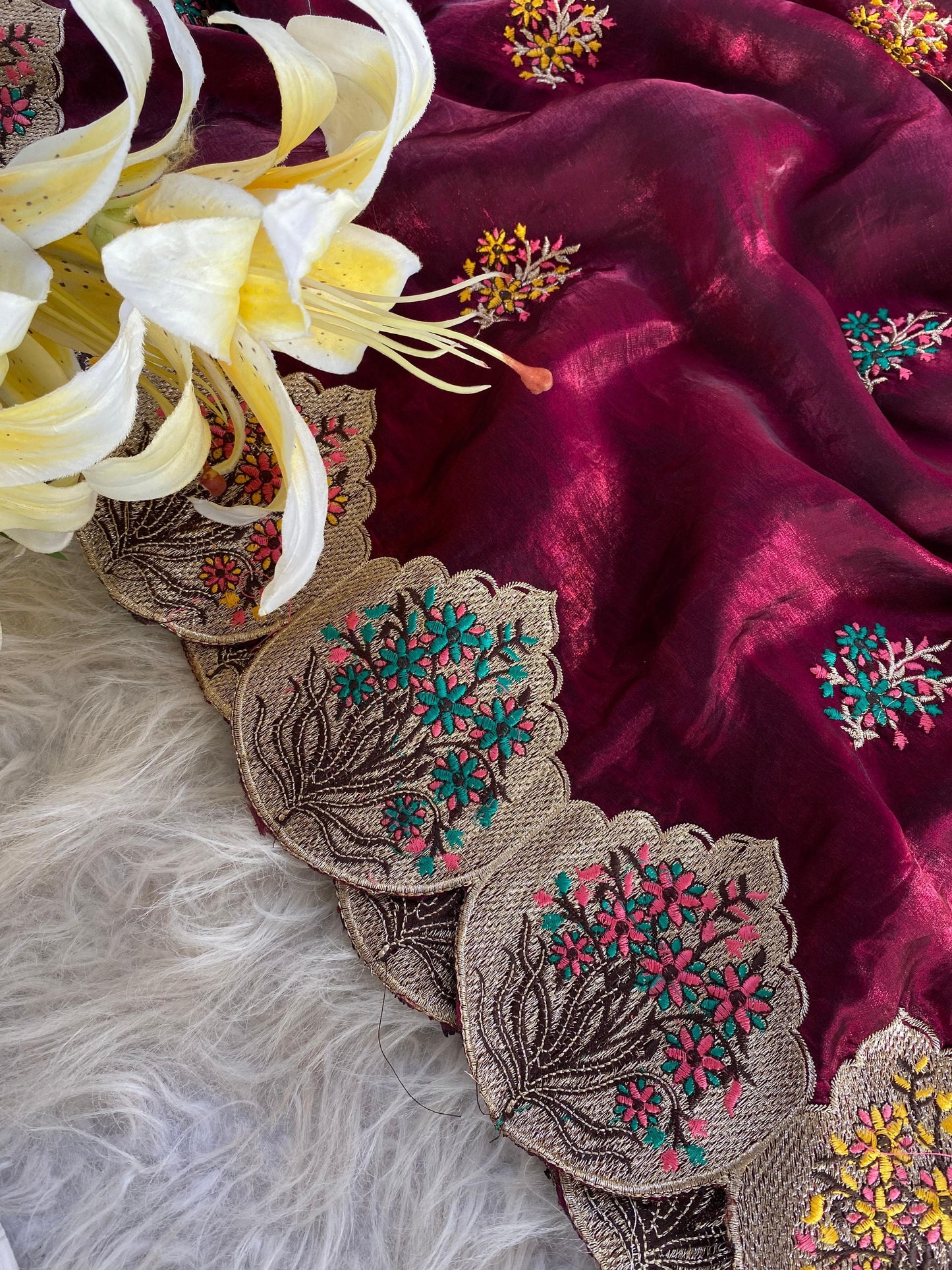 Product Image - Designer Space Silk Saree - Festive & Wedding Collection