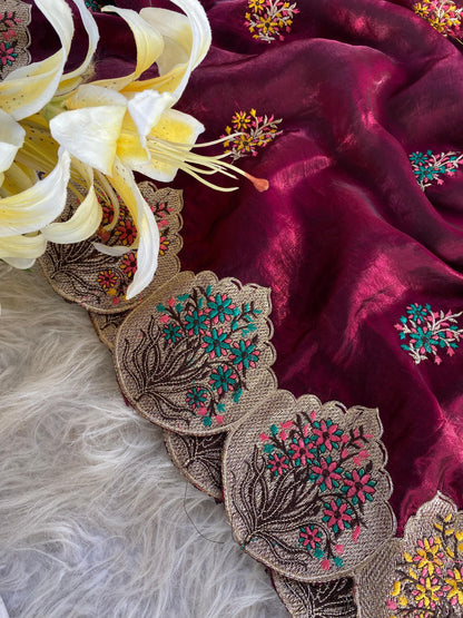 Product Image - Designer Space Silk Saree - Festive & Wedding Collection