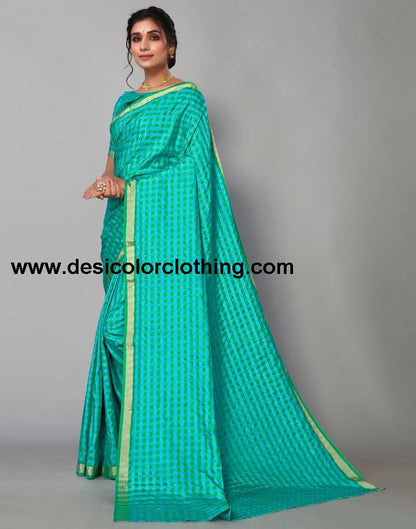 Blue Silk Saree