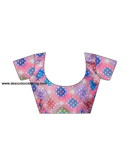 Pink Linen Plain Saree
