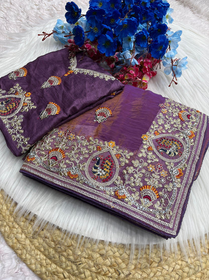 Product Image - Exquisite Designer Saree in Srivalli Silk