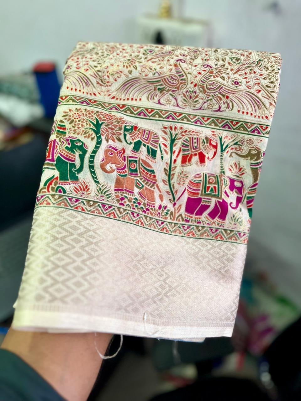 Product Image - Designer Georgette Festive & Wedding Saree with Kalkamri Design