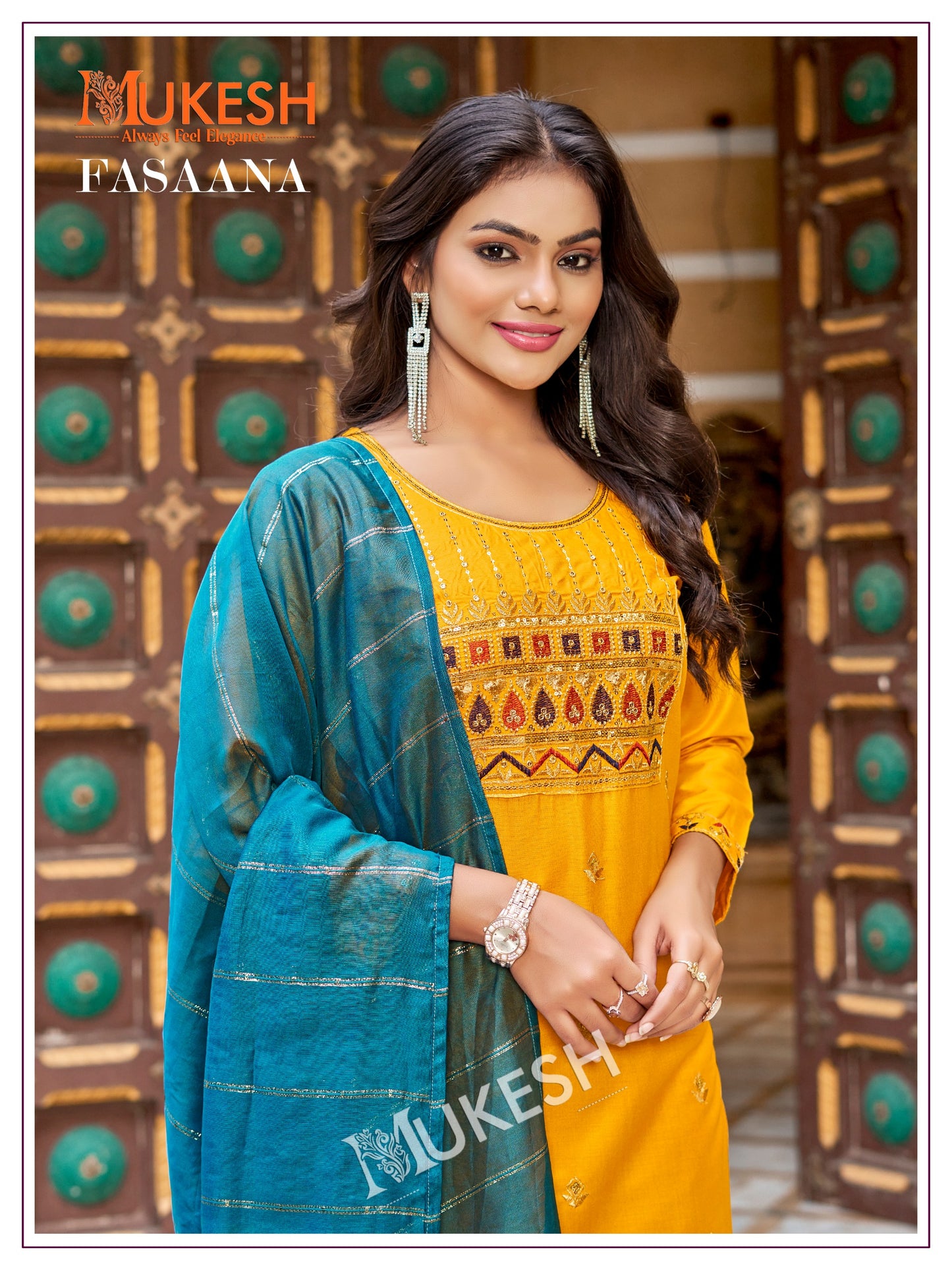 Product Image - FASAANA Designer Saree | Georgette Fabric Ethnic Wear | Wedding Saree & Festive Wear