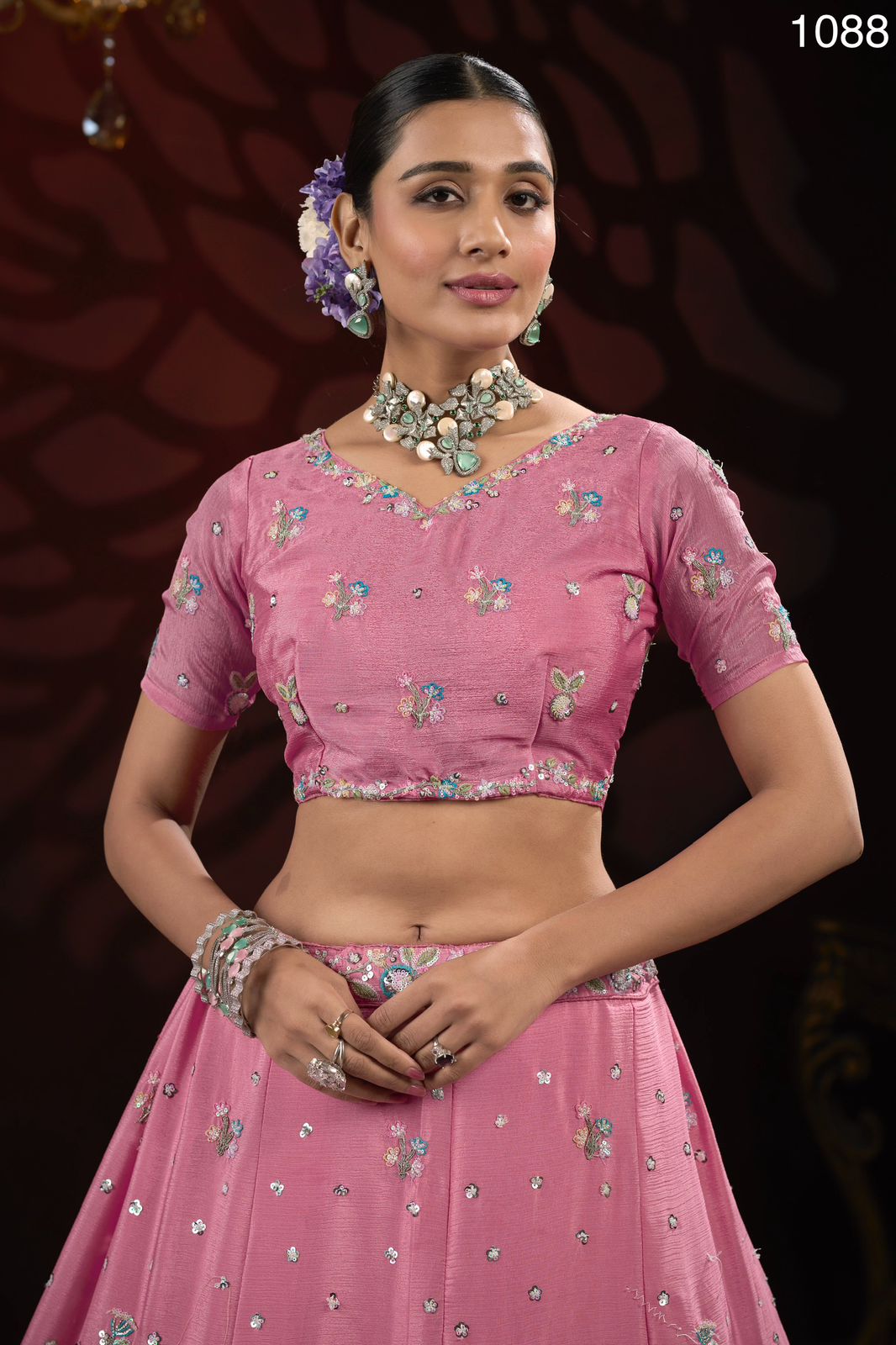 Product Image - Elegant Designer Embroidery Georgette Dupatta for Festive Wear