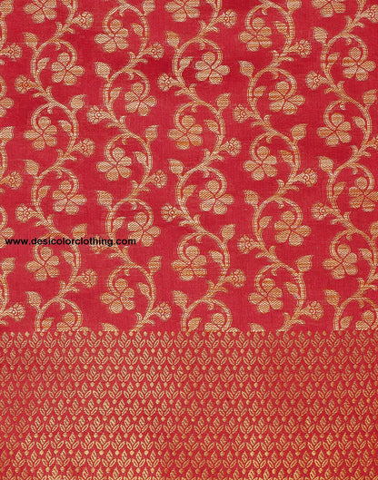 Red Banarasi Silk Saree