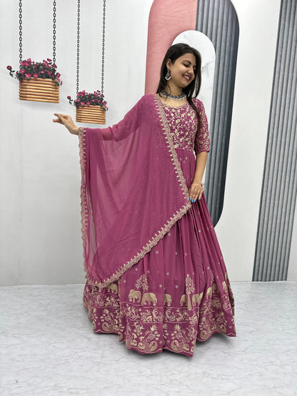 Product Image -  Designer Georgette Festival Gown