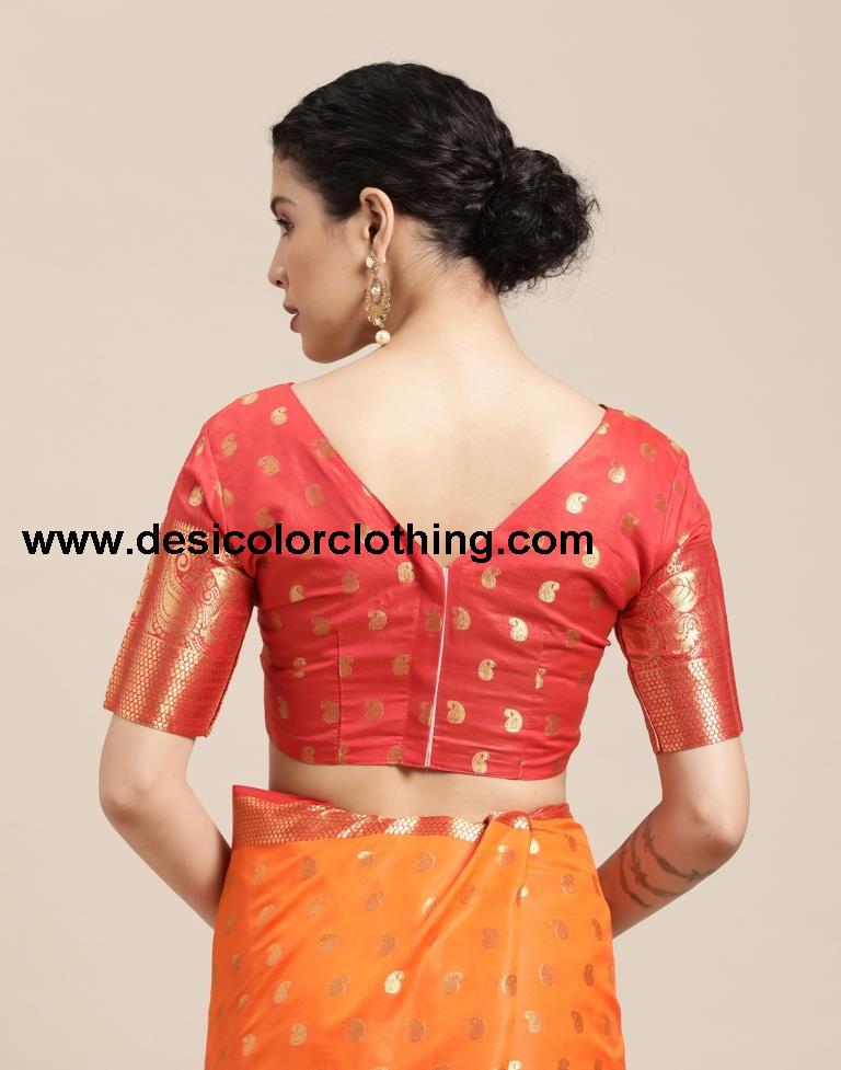 Turmeric Yellow Banarasi Silk Saree
