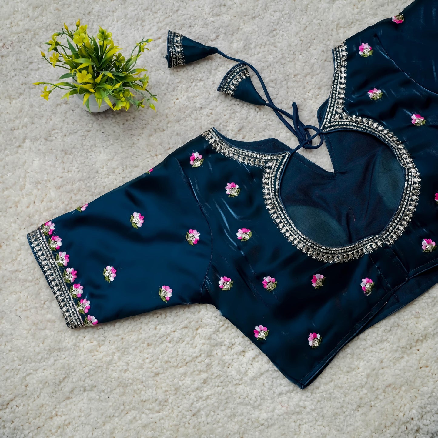 Product Image - Designer Festival Wear Embroidered Blouse