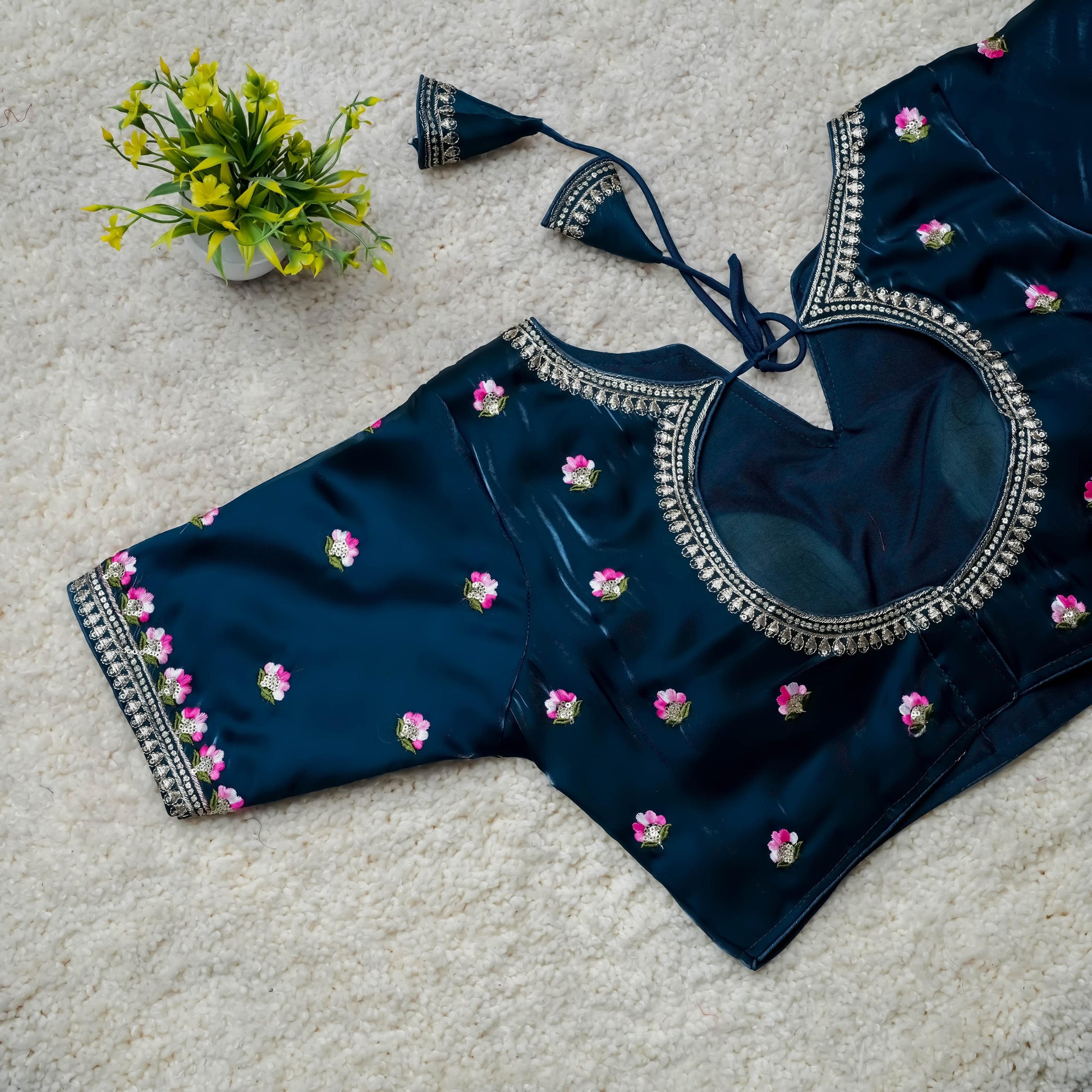 Product Image - Designer Festival Wear Embroidered Blouse