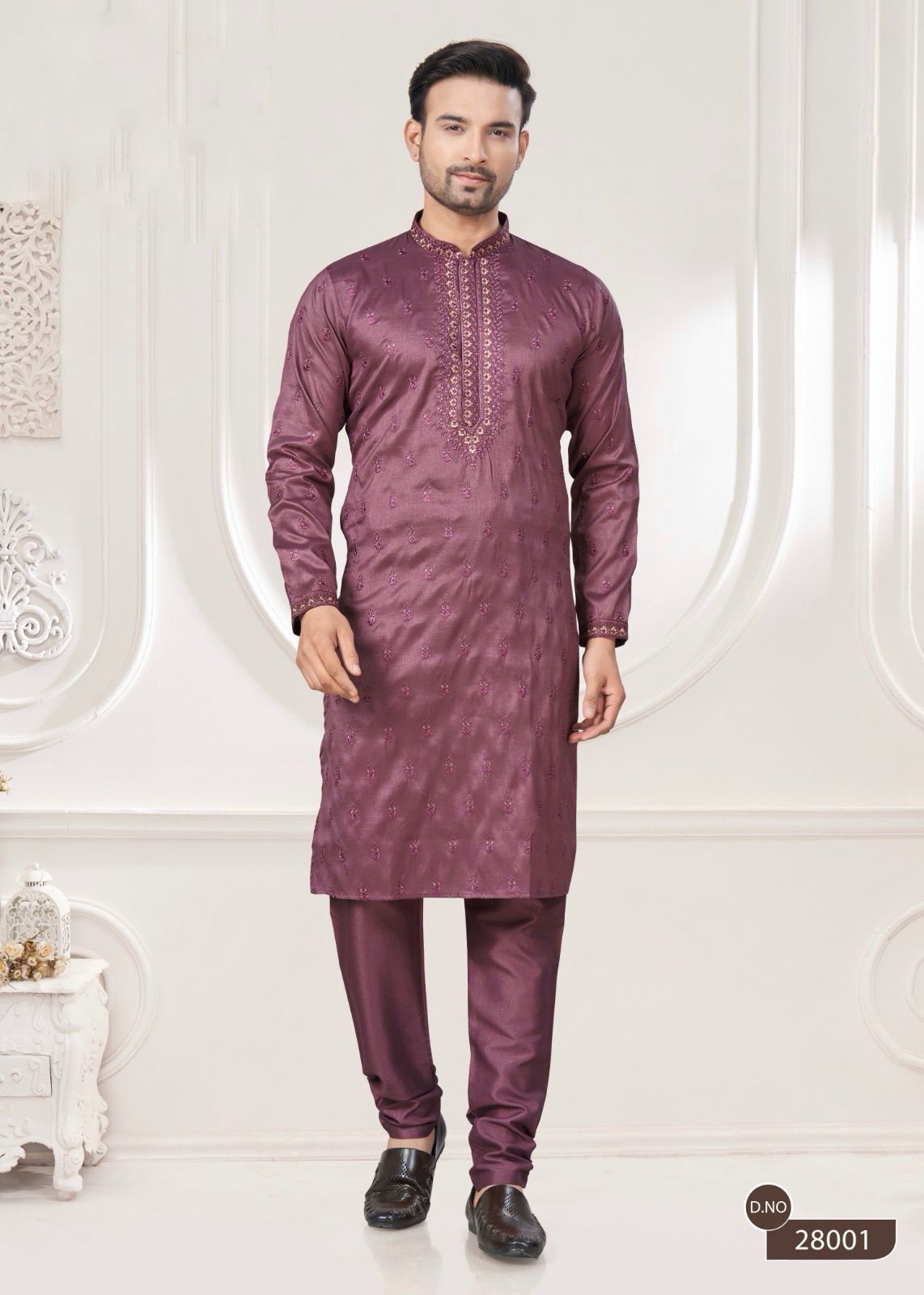 Product Image - Designer Wedding Kurta Pajama Collection Vol 28 - Aashirwad Creation