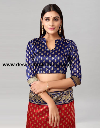 Red Printed Silk Saree