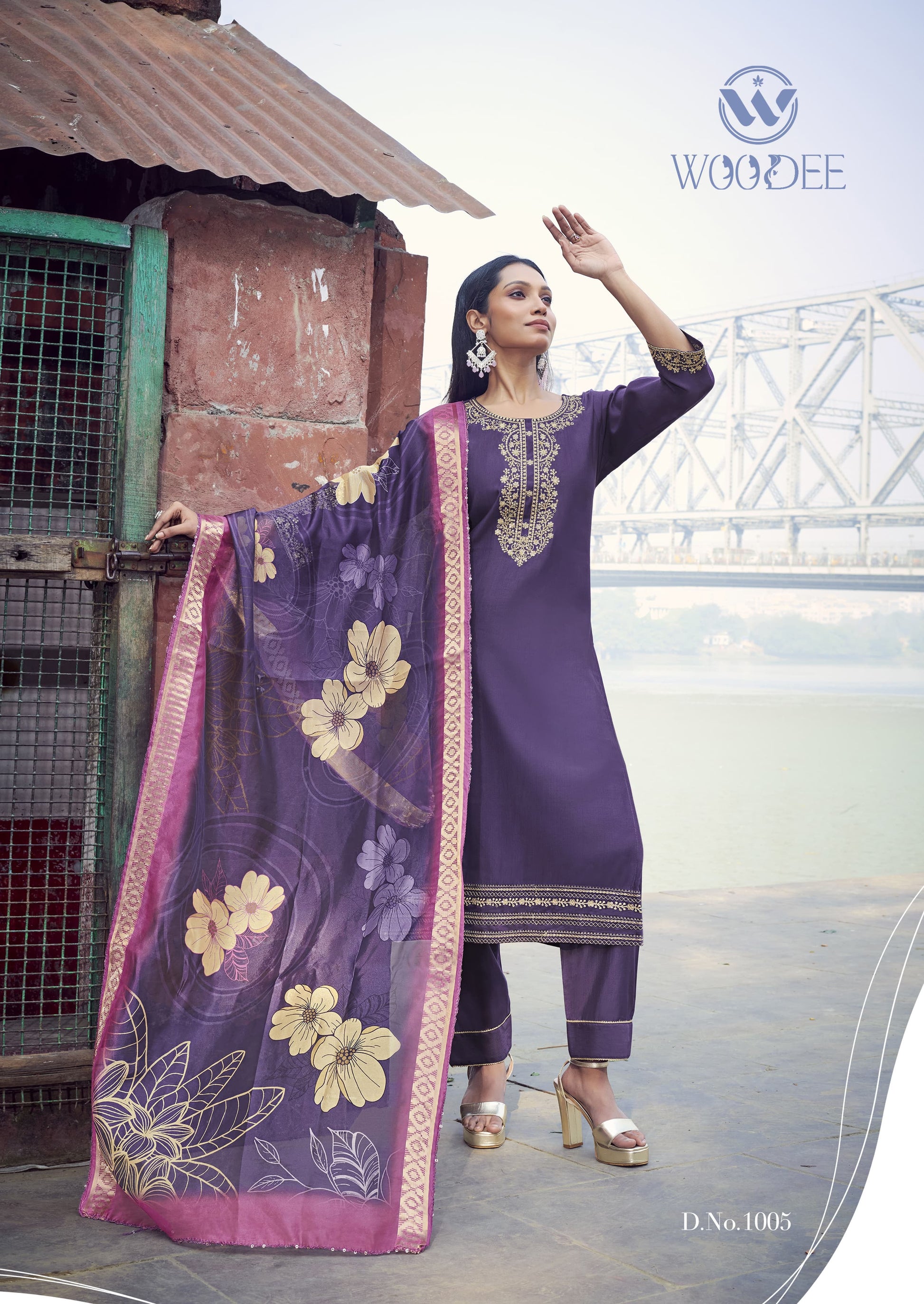 Product Image - Elegant VEDA Designer Saree - Premium Festive Attire