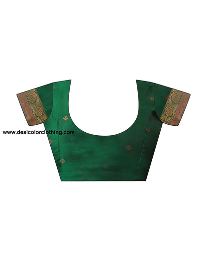 Turmeric Jacquard Silk Saree