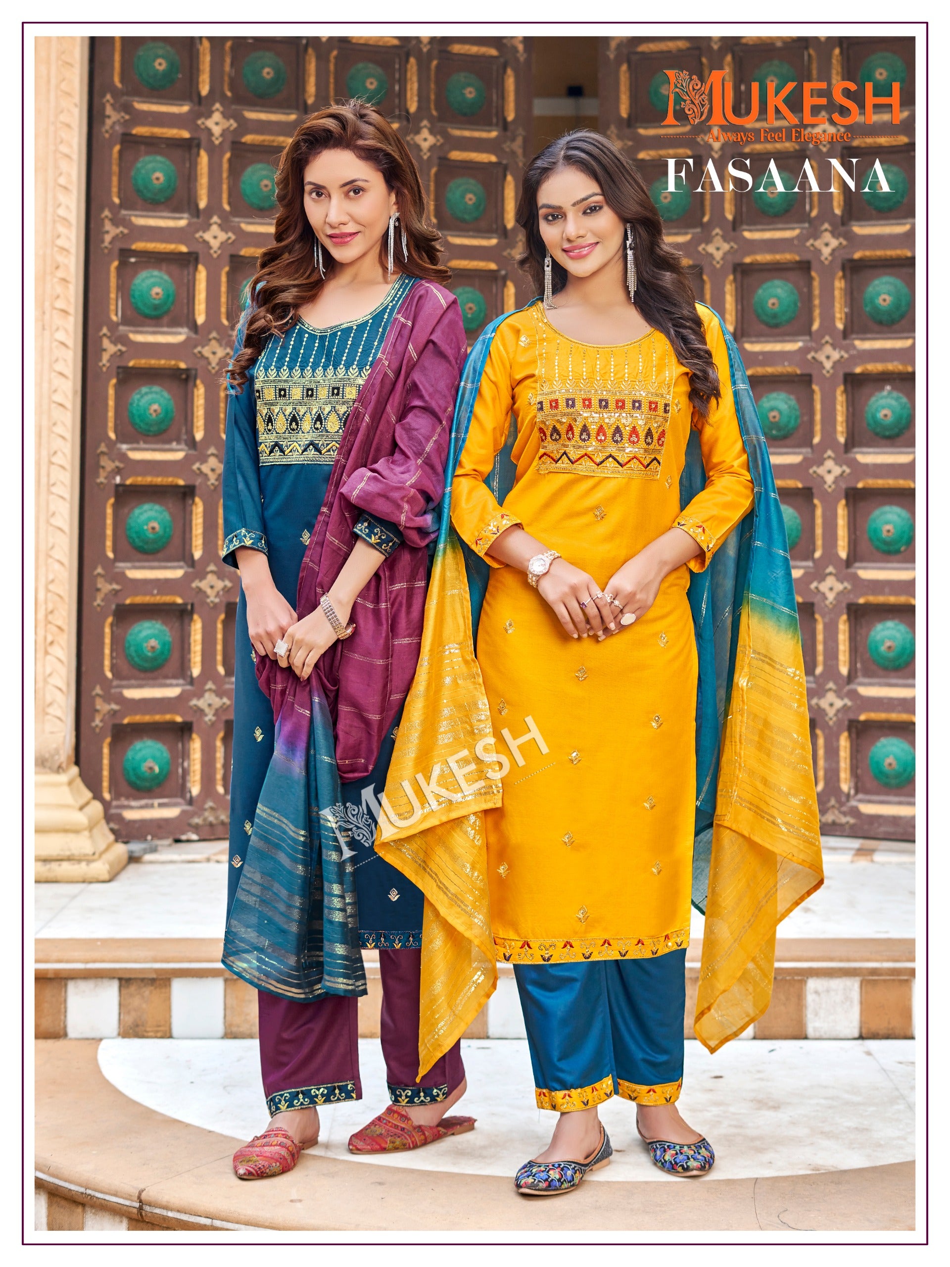 Product Image - FASAANA Designer Saree | Georgette Fabric Ethnic Wear | Wedding Saree & Festive Wear