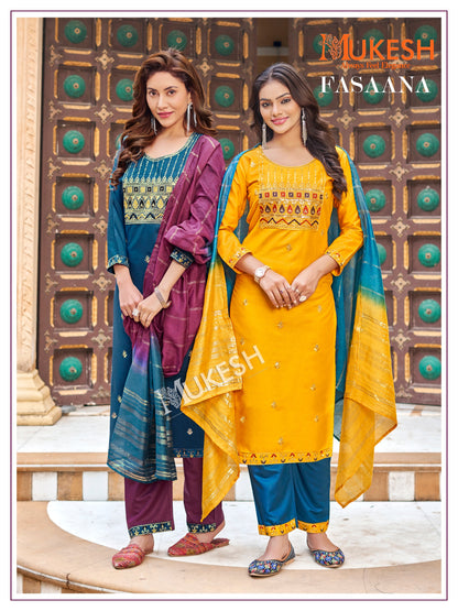 Product Image - FASAANA Designer Saree | Georgette Fabric Ethnic Wear | Wedding Saree & Festive Wear