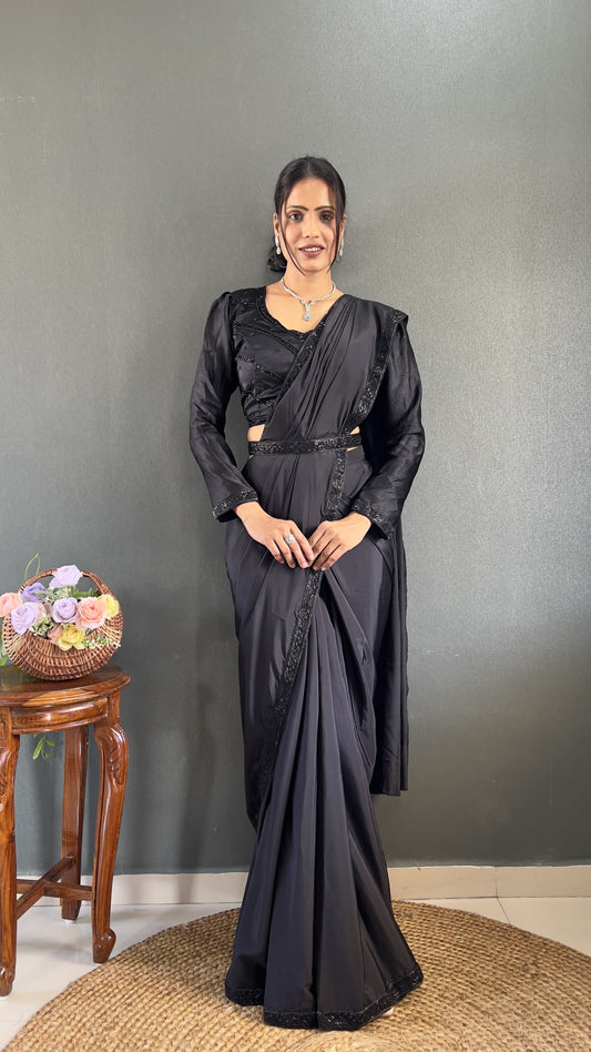 Product Image - Designer Natural Silk Sarees with Hand Work