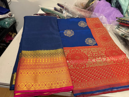 Luxurious Lechi Silk & Mysore Silk Sarees – Timeless Elegance for Every Occasion