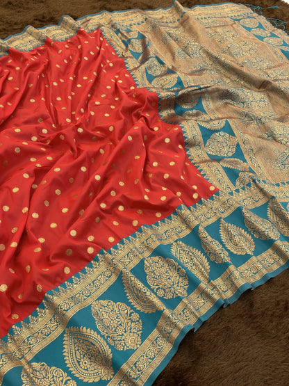 Product Image - Designer Soft Silk Paithani Saree with Zari Weaving | Festive & Wedding Wear
