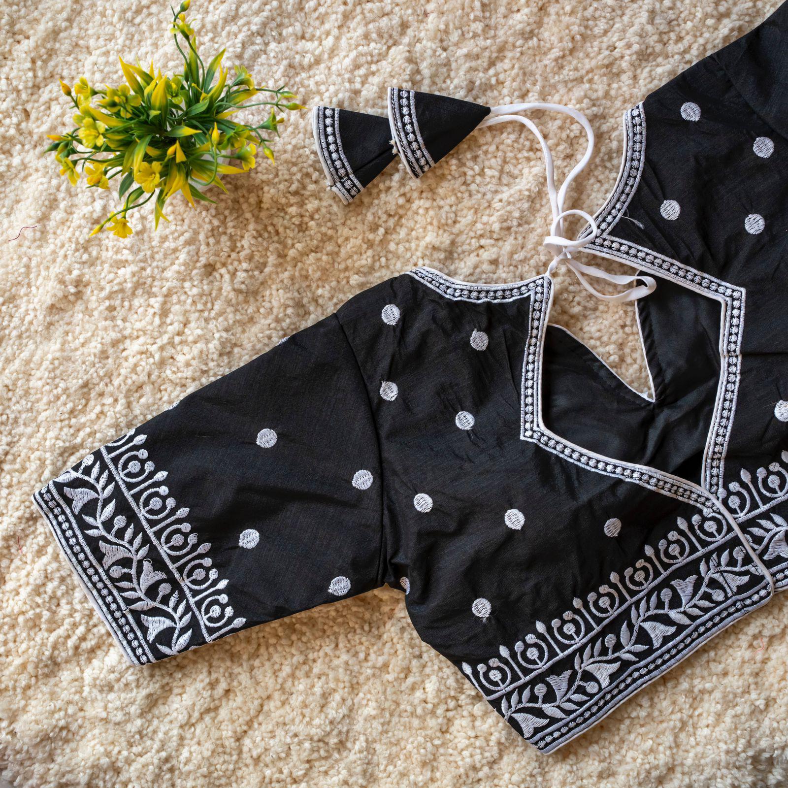Product Image - Elegant Designer Georgette Saree with Thread Work - Festive Wear