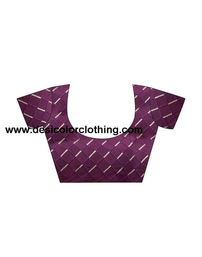 Deep Purple Georgette Printed Saree