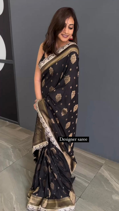 Product Image - Exquisite Designer Saree in Elegant Kota Silk