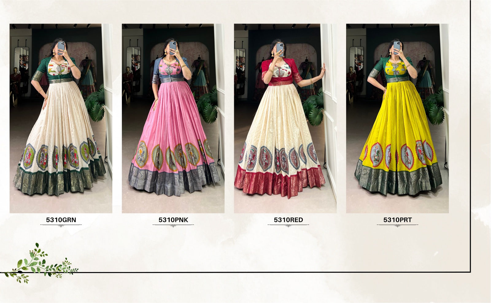 Product Image - Exquisite Festival Wear Blouse with Embroidery and Sequence Work