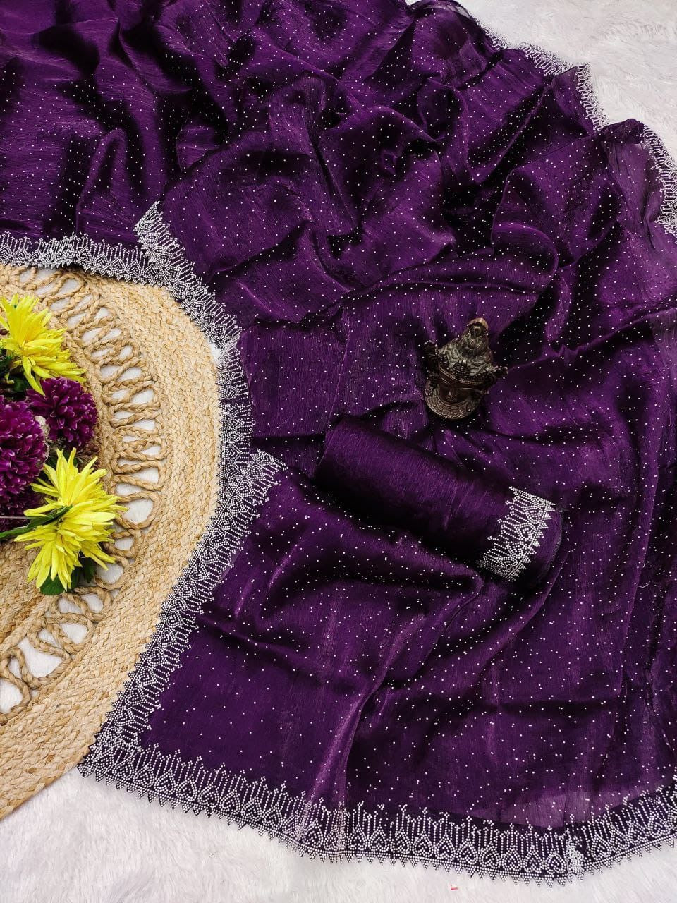 Party Wear & Wedding Ready made Sarees DesiColorClothing