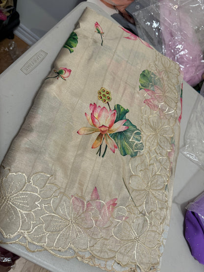 Elegant Floral Tussar Sarees – Timeless Beauty for Special Occasions