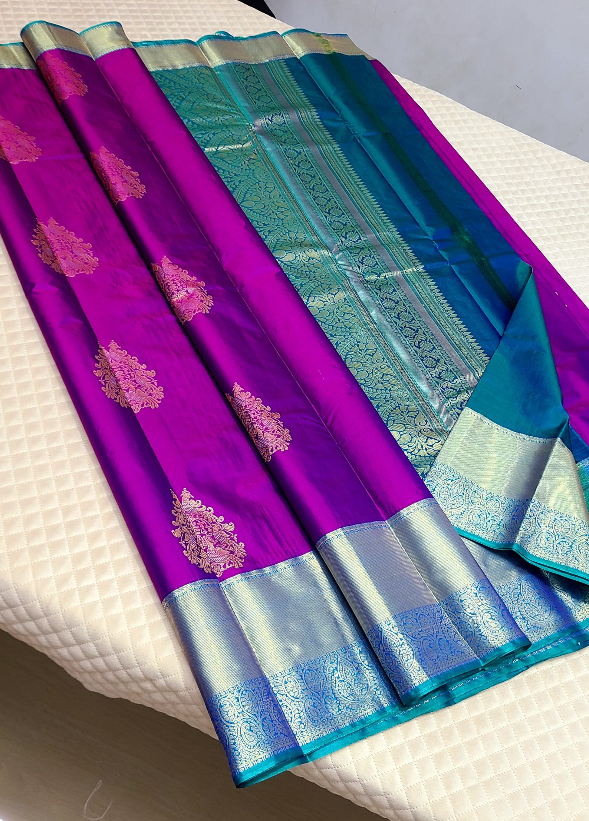 Product Image - Kanchipuram Classic Pattern Silk Sarees