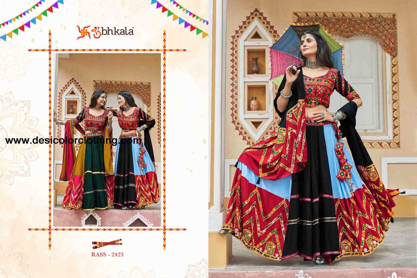 ShubhKala - New Navratri 2024 Festival Wear Chaniya Choli Collection