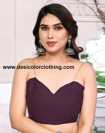 Wine Georgette Floral Printed Saree