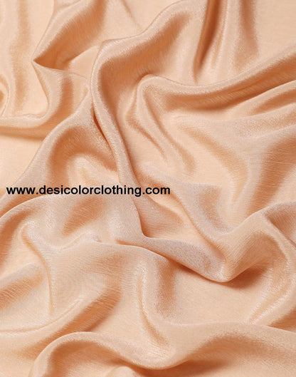 Beige Banarasi Chiffon Saree
